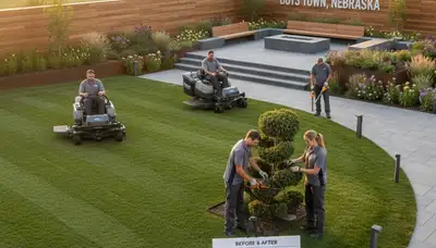 Landscaping service in Omaha, NE for professional lawn care and outdoor property maintenance