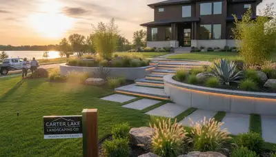 Professional landscaping service in Omaha, NE for residential and commercial properties