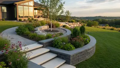 Omaha, NE landscaping team providing professional lawn care and landscape maintenance services