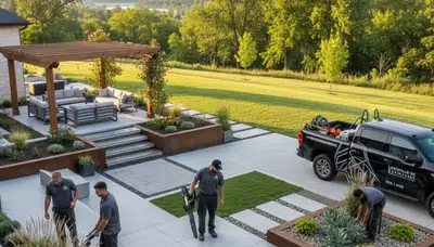 Landscape maintenance service in Omaha, NE for residential and commercial properties
