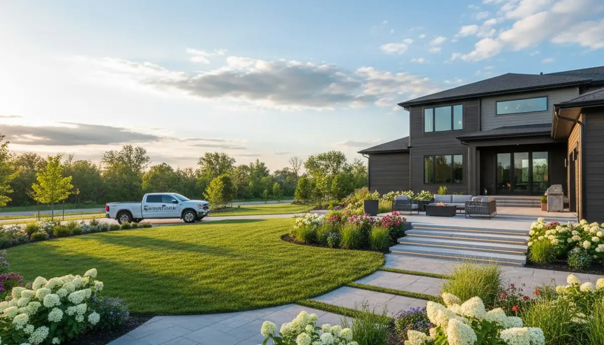 Professional landscaping service in Omaha, NE, for residential and commercial properties